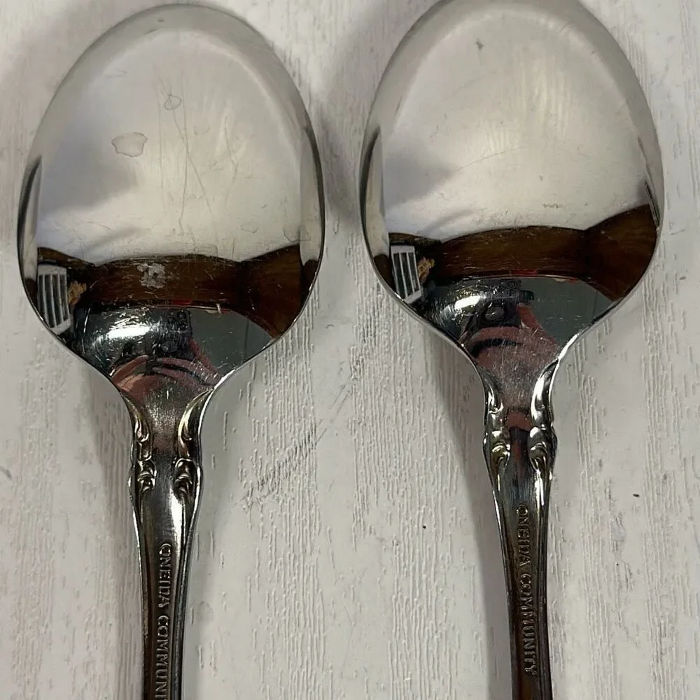 Oneida Brahms Community 7” Tablespoon‎ Stainless Steel Flatware set of 4